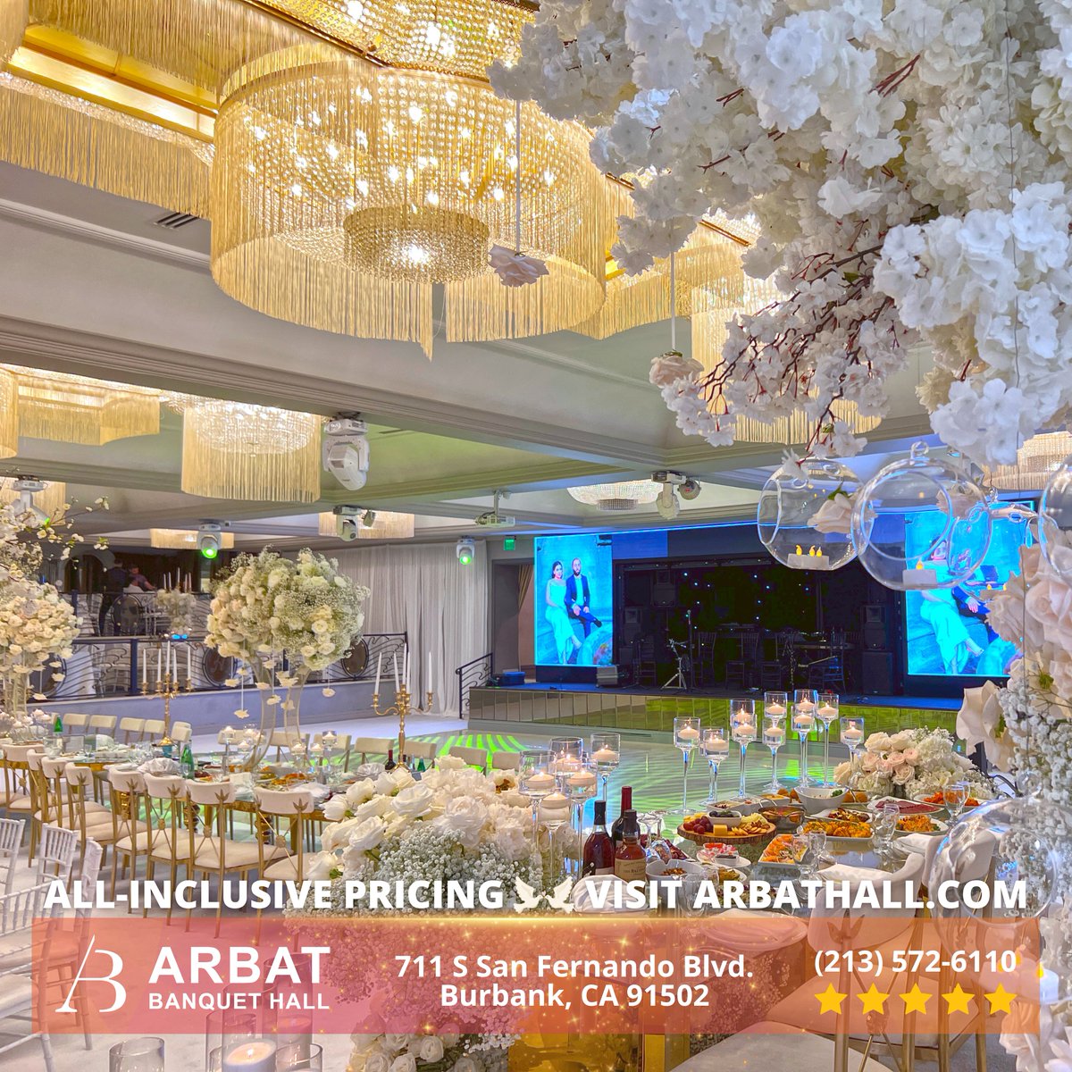 ArbatHall's tweet photo. Planning a grand celebration? 🎉 Our Banquet Hall at #ArbatHall is perfect for your lavish event! ✨ A minimum of 150 guests ensures an unforgettable experience. Book your spot now! 📅 https://t.co/dL9v71DxI9
