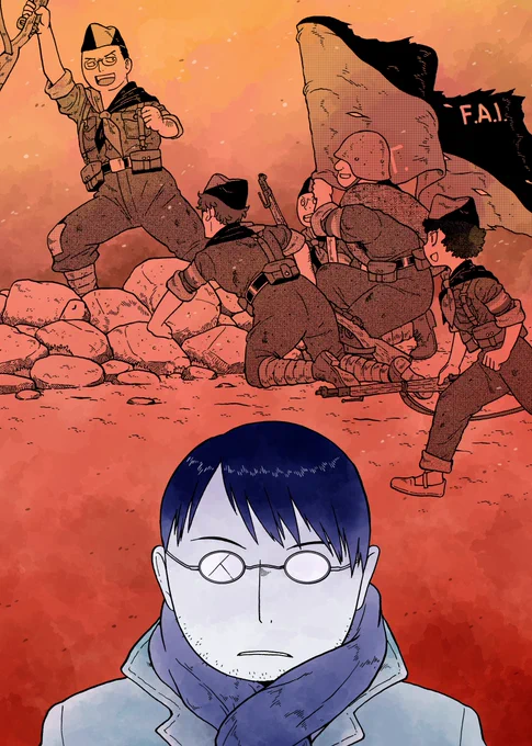 「楽園 Le Paradis」第45号発売中です。東部戦線ウエスタン「スターリングラードの凶賊」8話、スペイン、ロンドン、モスクワと舞台は巡る。今回は完全にトーシャ話なのでルスランカ推しの方ごめんなさい。でも太鼓判で面白いよ見逃せない話が続きますよ。買ってね読んでね! 