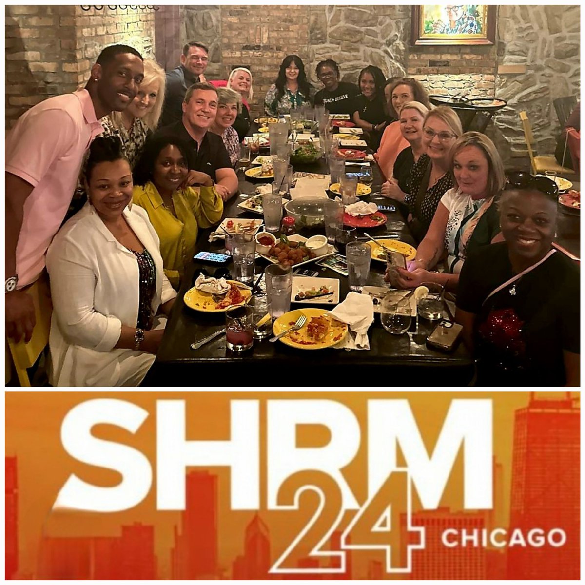 Arkansas HR pros enjoyed dinner together at this week's National SHRM Conference in Chicago. #HRrocks  #SHRM2024