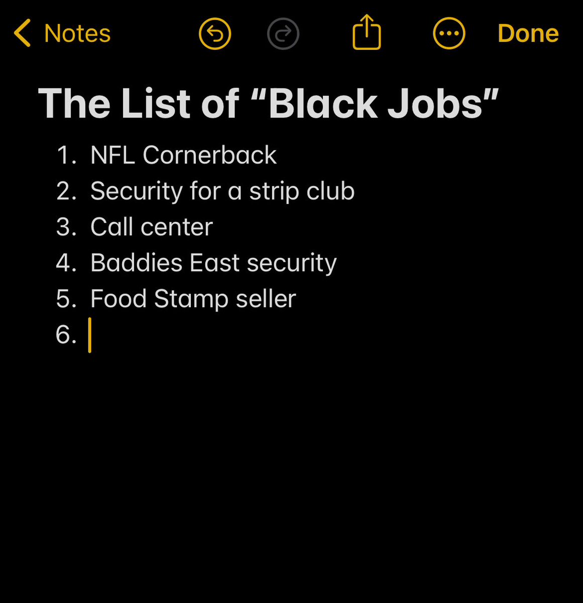 Care to add anymore… this is what we have so far