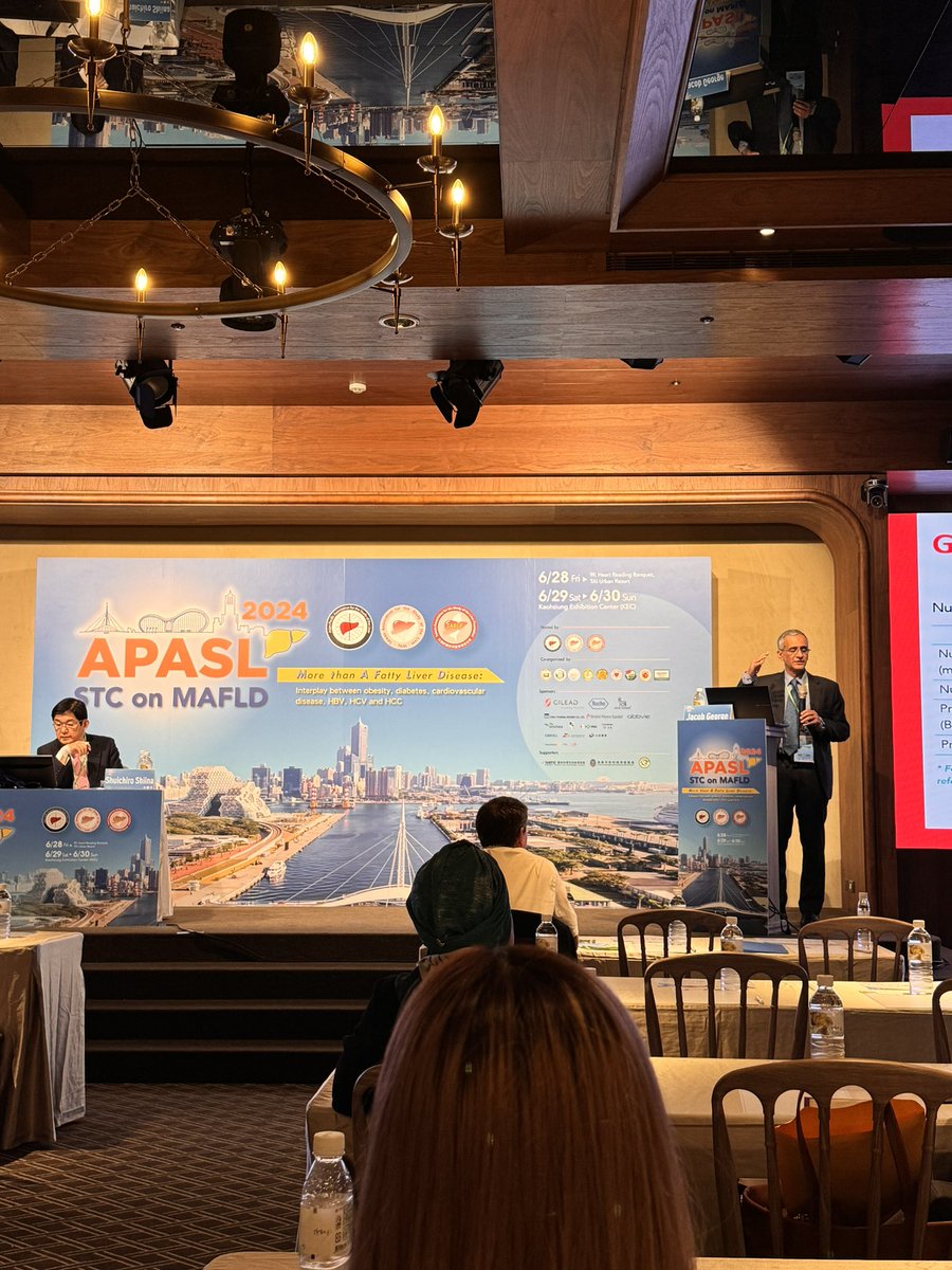 SakkarinC's tweet photo. APASL STC on MAFLD is starting by the post graduate course. Learn a lot from Prof. Jacob George ππ»ππ»ππ» #MAFLD #APASL #APASLSTC https://t.co/6L5RYxUxKj