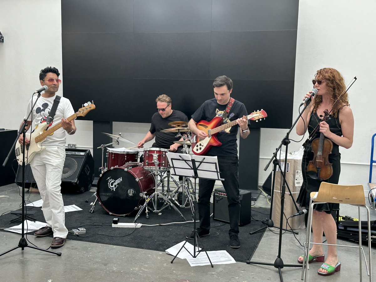 TangeUK's tweet photo. Another wonderful day at UEL's #StaffDevelopmentWeek2024! My @ACEatUEL colleagues started with action planning for next phase of #Vision2028, followed by informative #ChatGPT and #KEATH.ai training, wrapped up with a fantastic performance by our very own ACE WHAM band! https://t.co/Mg1aXvMfpU