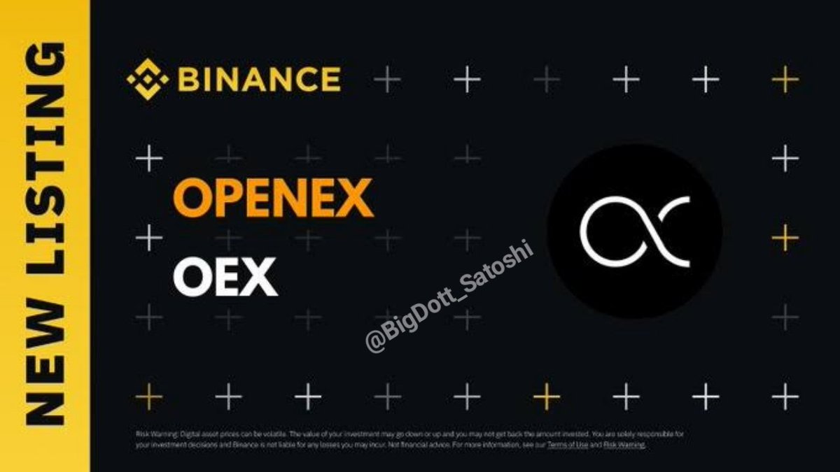 🔥🔥🔥🔥🔥🔥🔥🔥🔥🔥🔥🔥🔥🔥🔥

Do You Want $OEX Listing on Binance Exchange ? Yes or No

Giveaway to Lucky 50 People 🎉🎉

Follow 👉 @BigDott_Satoshi

Like ❤️  Retweet 🔄  Comment 🖍️

#CORE #SidraFamily #OpenEX #BNB #Airdrop #Crypto #cryptocurrency
