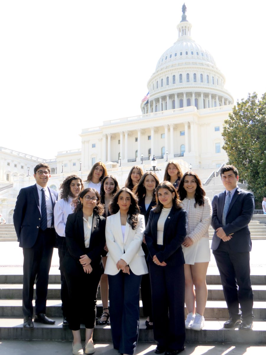 ANCA_DC's tweet photo. Behind the scenes of our Leo Sarkisian and Maral Melkonian Avetisyan interns before entering the halls of Congress to advocate for legislation to bolster Armenian security and secure aid for Artsakh refugees.
#LSI24 #ANCASummer #ANCAYouthEmpowerment https://t.co/i1LAkHojjx
