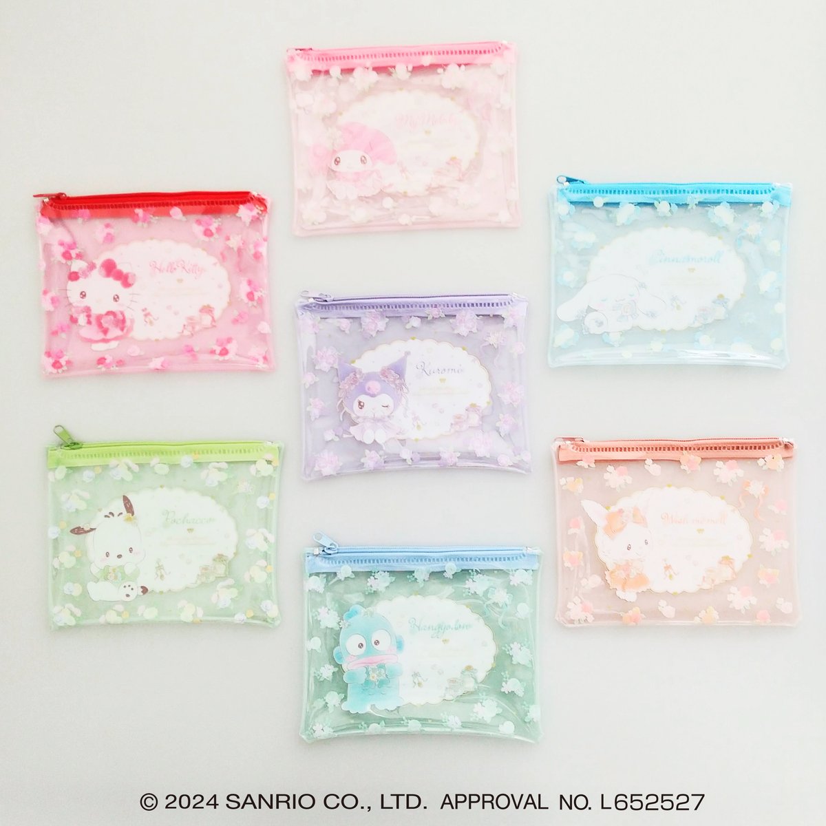 サンリオキャラクターズデザインのポーチがデザインリニューアル