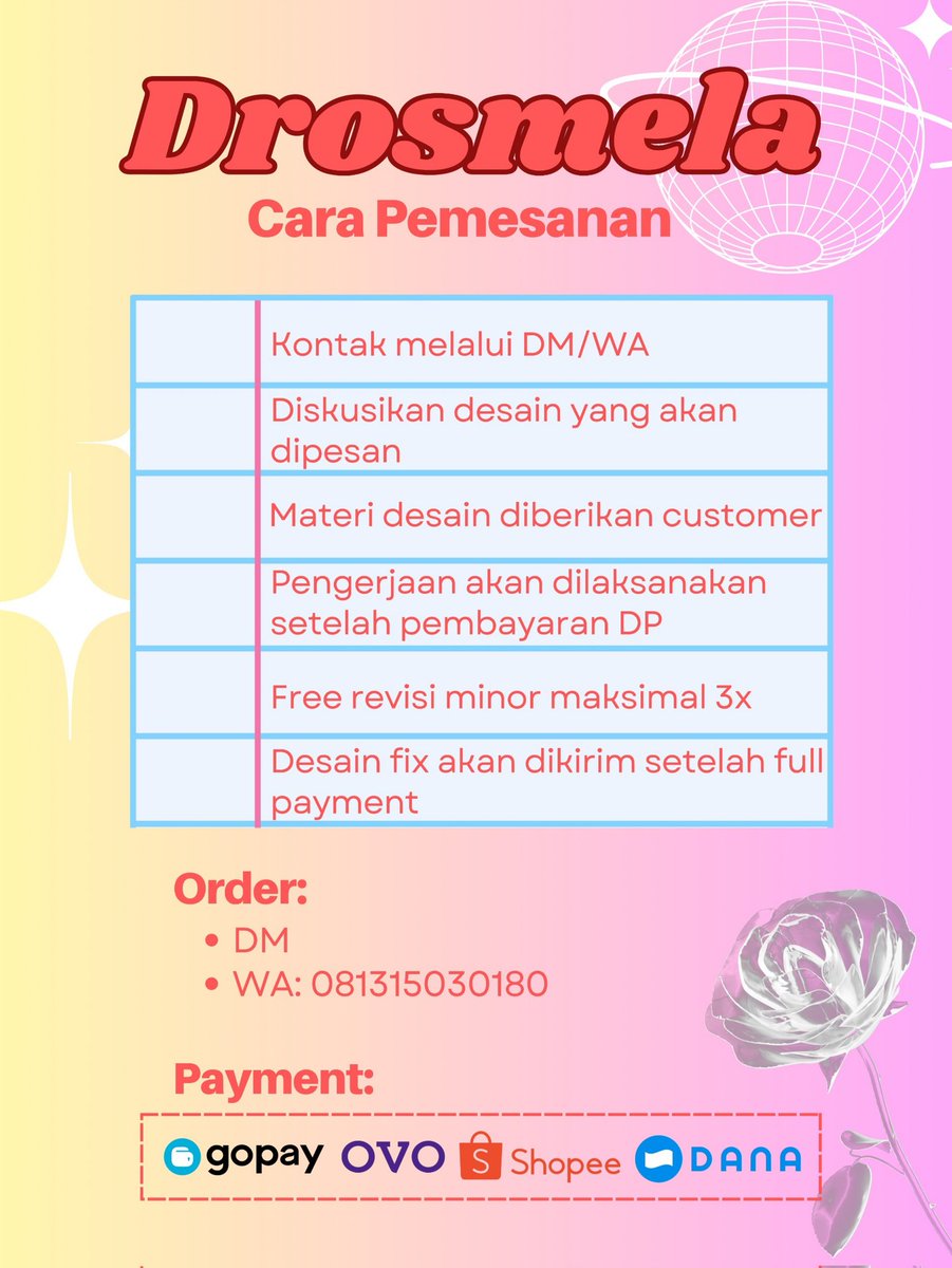 drosmela's tweet photo. 🐝 guys yang butuh jasa bikin poster, infografis, mindmap, ppt, atau jasa ketik langsung order aja yuk ke dm atau ke wa https://t.co/pVUIL7kRPV

#zonauang #jasadesain #jasaketik https://t.co/Xa6kuUQsqE