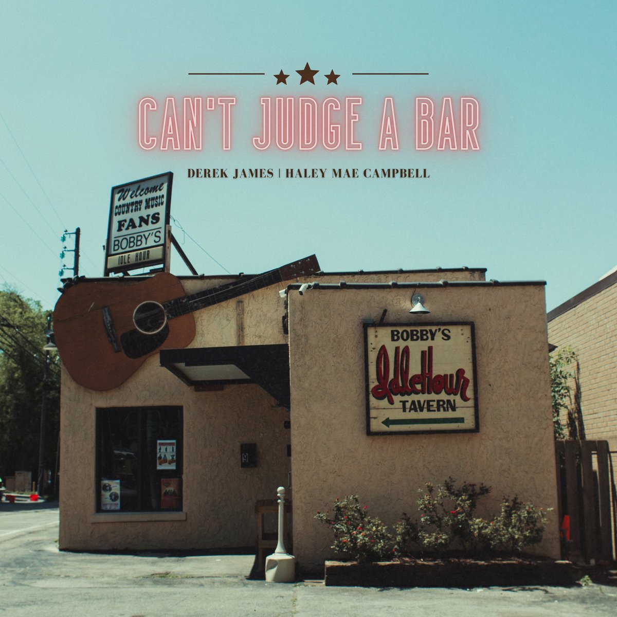 Here’s to the hole-in-the-walls—#CantJudgeaBar with <a href="/derekjmusic/">Derek James</a> is out now! 🍻 
#countrymusic #drinkingsongs #newmusic