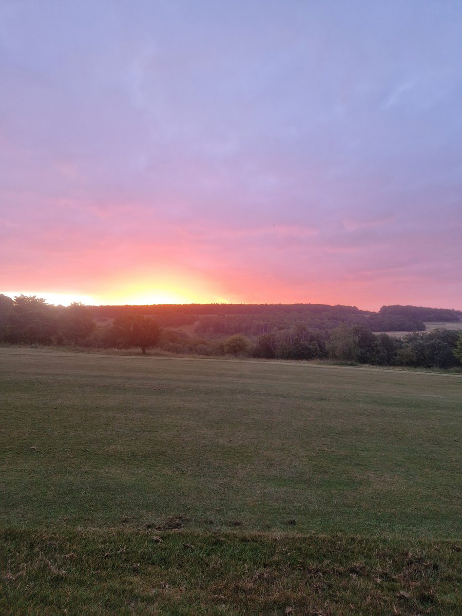 When you get in at 5 to turn on the water but you get this sunrise <a href="/goodwood_golf/">Golf At Goodwood</a> #thedownscourse #greenkeeping #sunrise #golf