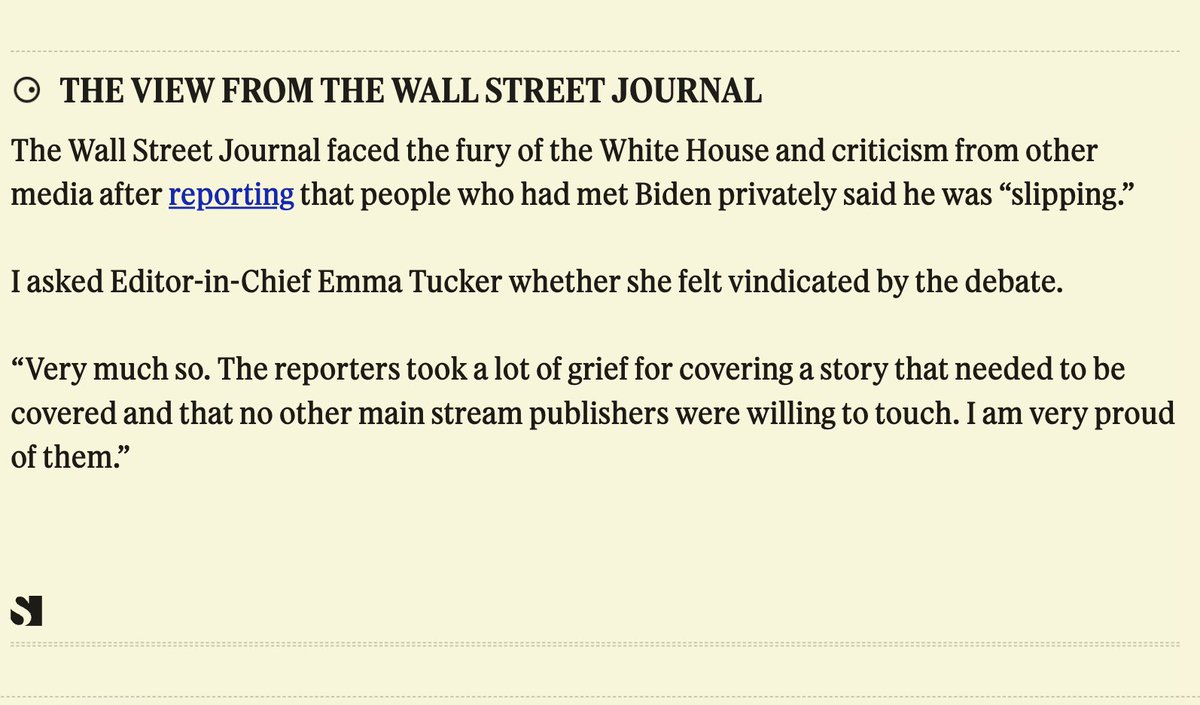 semaforben's tweet image. Remember how much shit WSJ took for the Biden age story? semafor.com/article/06/27/…