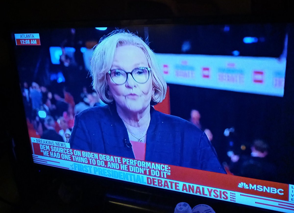 ironone9's tweet image. Everything you said @clairecmc and MSNBC was true. You hit the hammer on the nail. Joe Biden wasn&apos;t at his best either. With a Democratic Convention coming up in Chicago. Stakes could not be higher. #DebateAnalysis