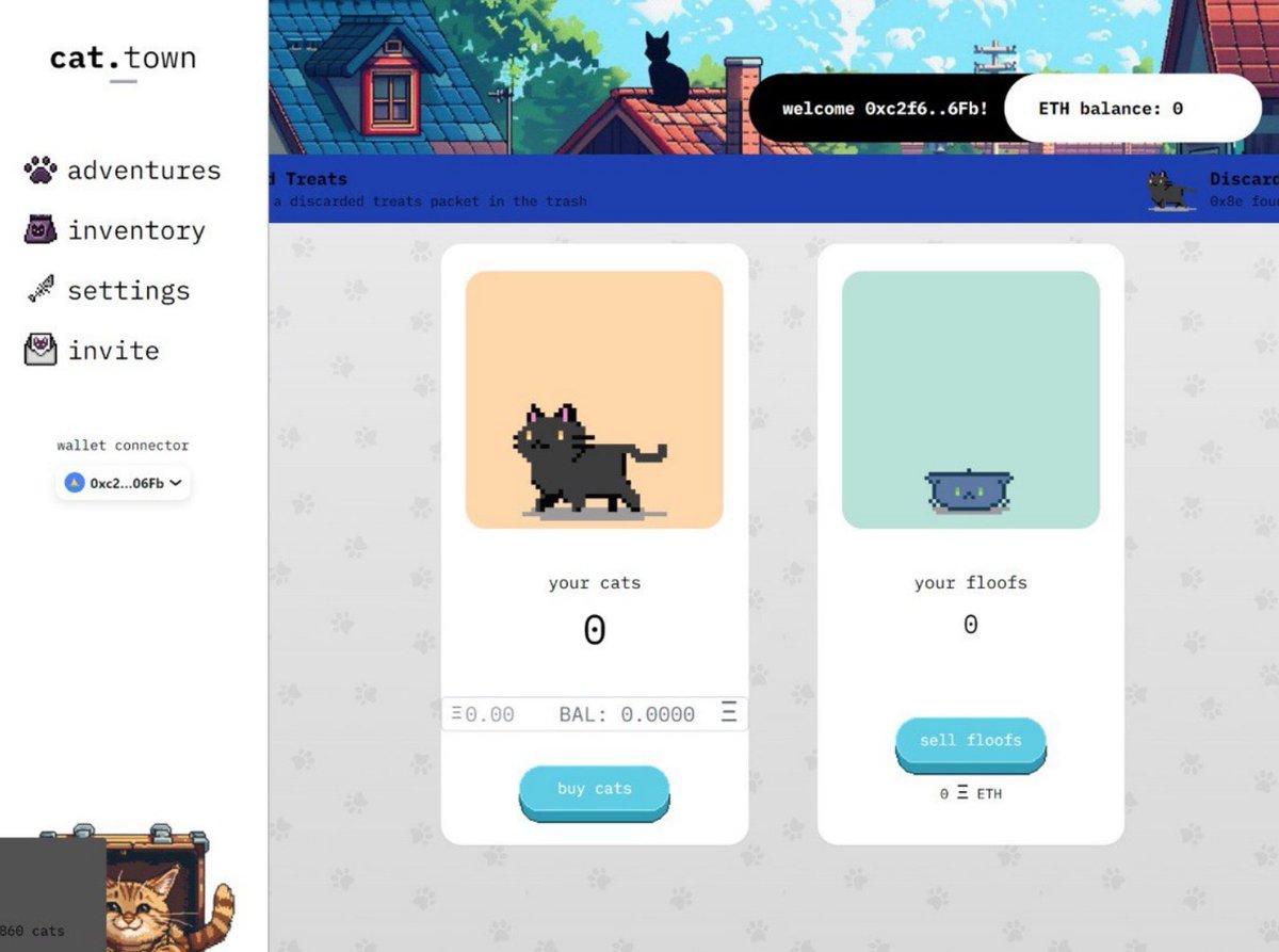 rob_cattownbase's tweet image. as we come to the release of Catfest, people who have been with us since week 1 can hopefully see how we are iterating week on week
thought I'd reflect on our onchain buildathon submission being done with a look at what the original v1 looked like -- I'm a data type of person…