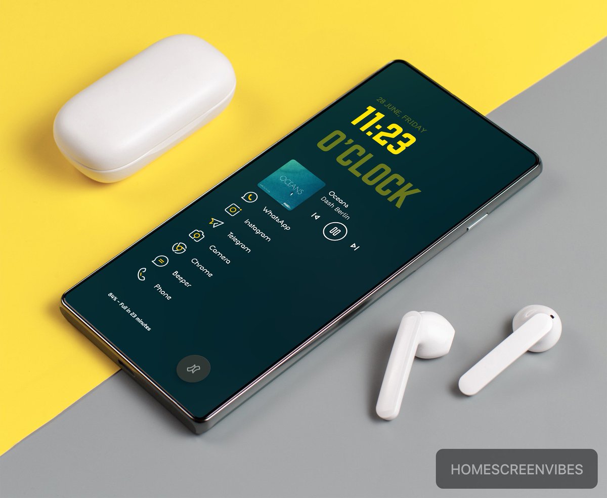 homescreenvibes's tweet photo. Near lunch setup
- @NiagaraLauncher
- NK1 KLWP @Enter_Apps
- Space Gradient @digisentials
- Textograph (TG038) @ @iammrbhaskar
- YellowLine @justnewdesigns
- Weather walls @kleinmone
- Temp @andro_idfans
#android #realme #homescreen #klwp #withniagara #wallpapers #widgets #icons https://t.co/AK8kNcir27