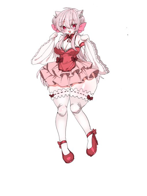 シャンプーで思い出したけど昔作った猫耳中華娘のキャラデザ今もたいへん気に入ってるから見て欲しい 