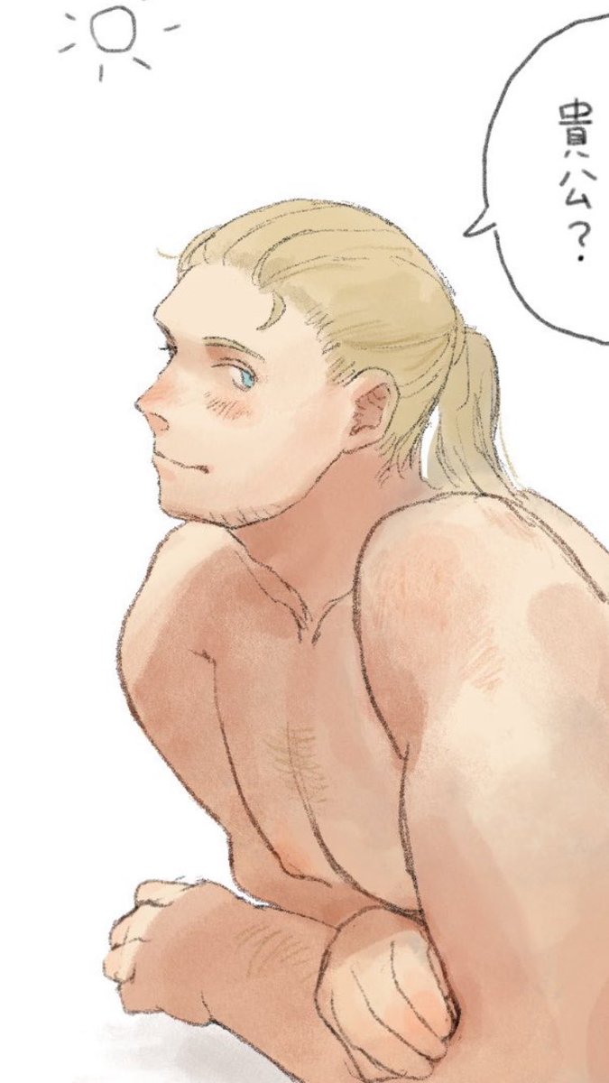 さりげなく雄っぱいの立体感つけるの好き〜というか胴回り描くのは男女問わず誰であっても好き 