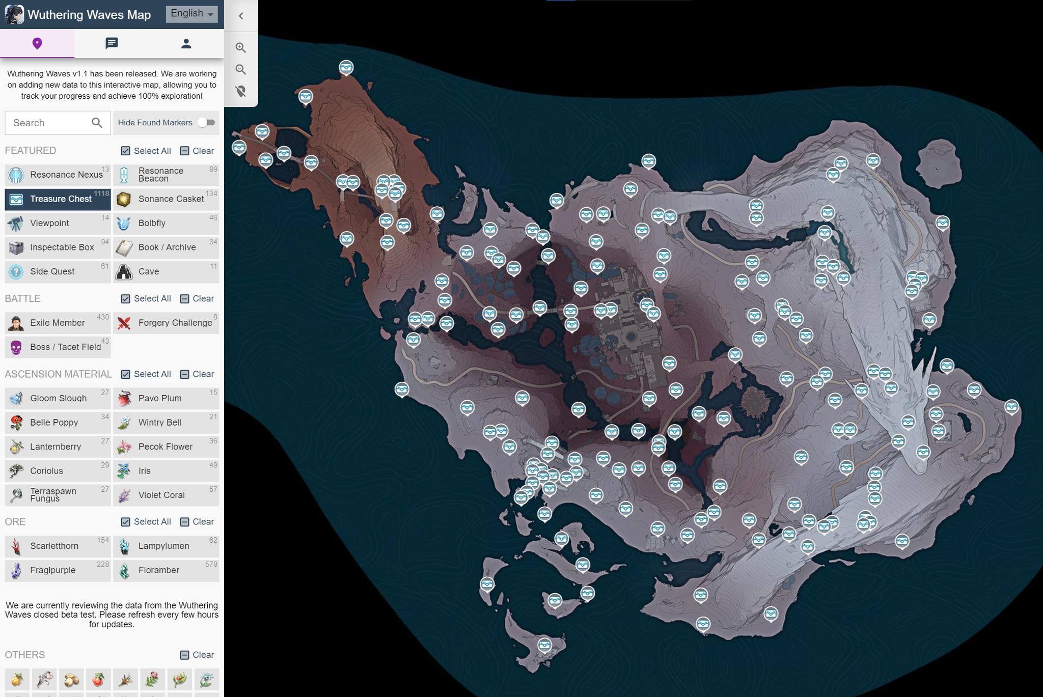 DevilTakoyaki on X: &ldquo;#WutheringWaves #WuWa Interactive Map for 