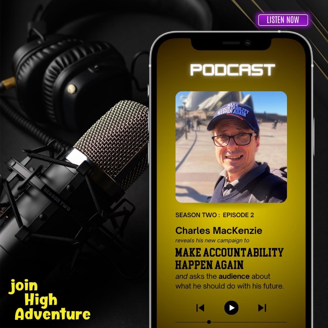 InfectedBloodAu's tweet photo. #Australia we need to Make Accountability Happen Again! 

Please #help me do this for us all by listening in to my podcast #joinHighAdventure which is all about surviving #healthcare 

It can be heard on any major #podcast platform or by going here https://t.co/dLa1xMIe9D https://t.co/59cNNkqzjW