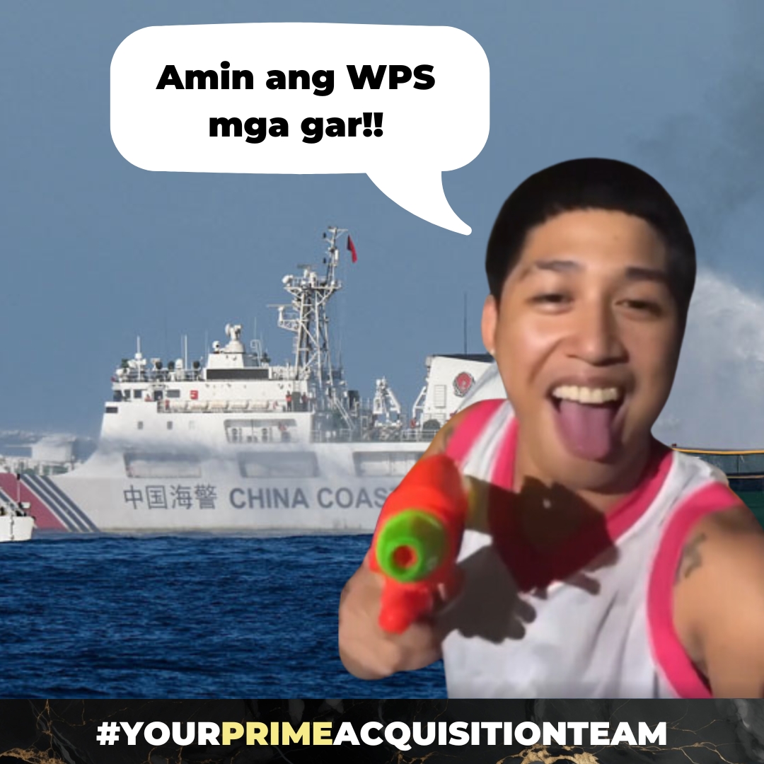 ThePrimeCAT's tweet photo. isabak yan sa WPS at makipagbasaan siya sa mga chinese coast guard. 🤣🤣🤣

#ThePrimeCAT #YourPrimeAcquisitionTeam https://t.co/gX0ppEfaD3