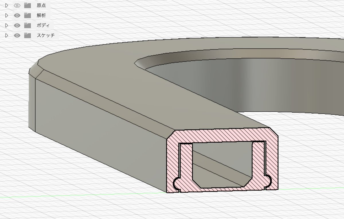 nkitani's tweet image. 3Dプリンターでスマート家電コントローラ(ラトックシステム RS-WFIREX3)の壁掛けホルダーと配線モールを作りました。市販のモールでL字に配線するよりもケーブルの存在感が薄れるかな〜?って思ってクネクネさせてアートっぽくしてみた。壁面固定はASAフィラメント0.4mm厚の底面をホッチキスで。