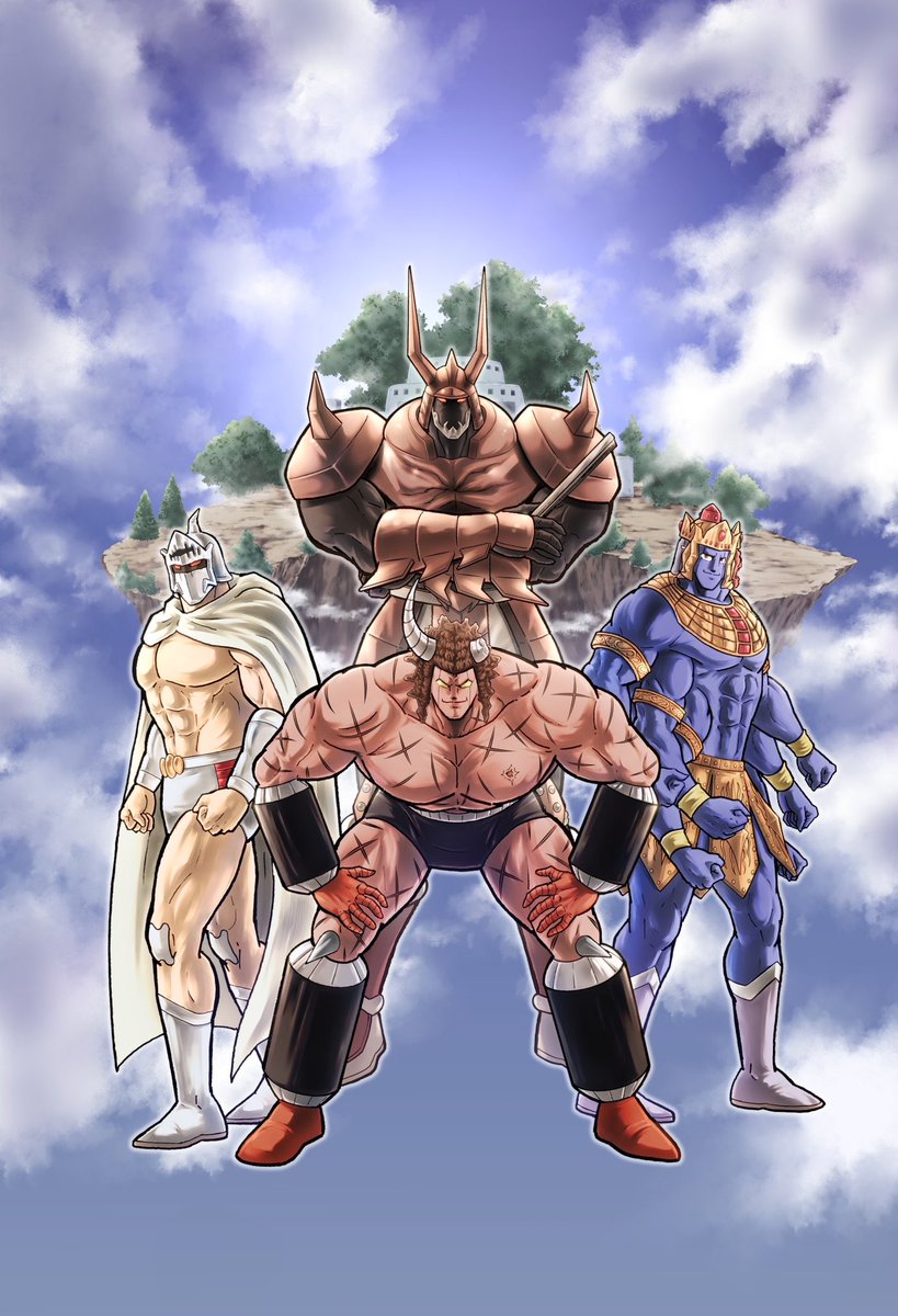 「アニメには負けてられねえぜ!!ジャンプコミックス『キン肉マン』最新第85巻は7月」|ゆでたまご嶋田のイラスト