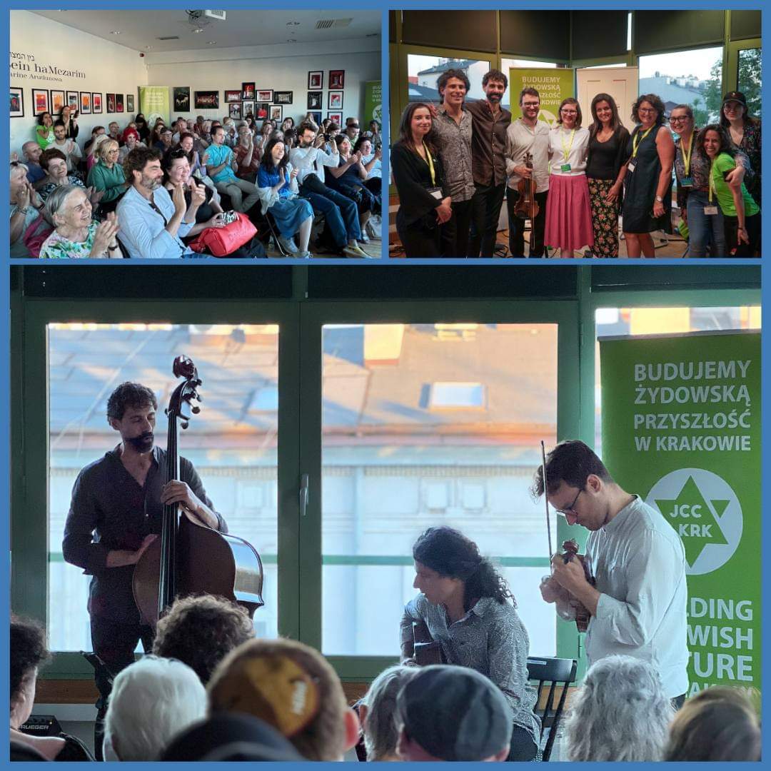 It's the JCC Krakow Week in Review!

🌀Ashenazi, Sephardic music concerts. Events 4 children, rabbis' lectures, film screenings.

🌀Our CEO Jonathan spoke abt "Jewish life in 🇵🇱 in a post Oct7th world". 

🌀A senior UJA group from Westchester visited our center for 🇺🇦 refugees.