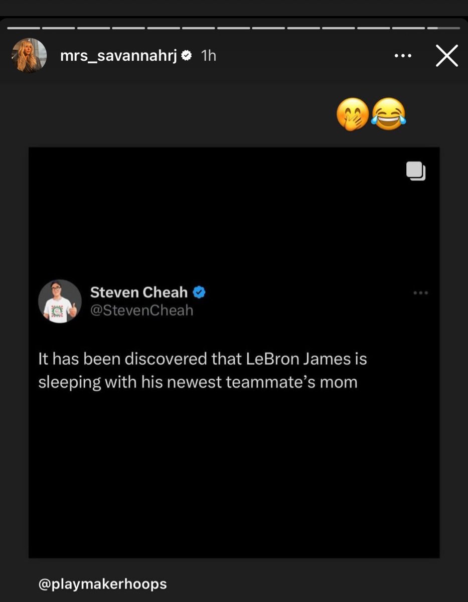 Savannah James addresses the rumors