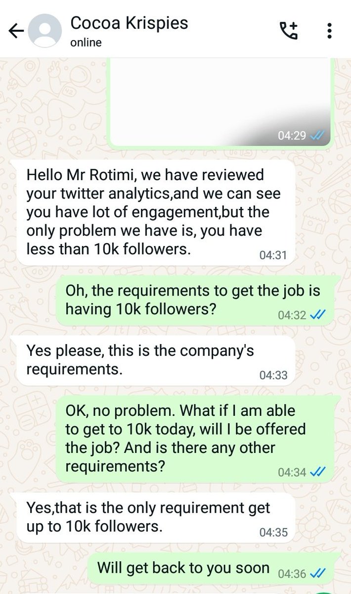 please Twitter, I am about to loose this life changing gig, worth a million. I need your help to meet the requirements. So I can secure the Job. If you can see this please kindly RT &amp; follow me🥹🙏
