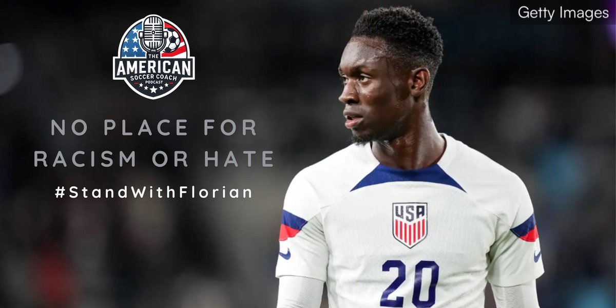 tasc_podcast's tweet image. No Place For Racism or Hate! Let’s show our support and love to our players! #StandWithFlorian #EndOnlineRacism #NoRoomForRacism #SupportFlorianBabogun #StopRacism
#UnitedAgainstHate
#EqualityForAll
#SayNoToRacism
#SupportFlorian
#ussoccer #USMNT