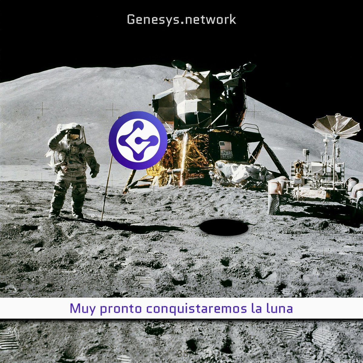 El00bservador's tweet photo. Muy pronto conquistaremos la luna 🌔

✅https://t.co/ojdsFoFcco
✅@GenesysChain 
✅ $GSYS https://t.co/MWCUwLAxxg