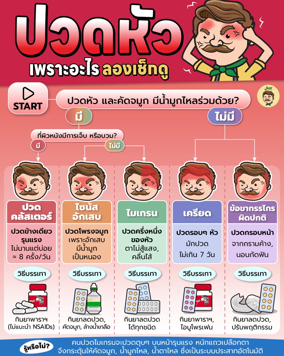 JonesSalad's tweet photo. ปวดหัวไม่รู้เป็นอะไร๊? แต่วันนี้ลุงมีคำตอบครับ เพราะลุงไปเจองานวิจัยทางการแพทย์มา พบว่าอาการปวดหัวแต่ละจุด อาจบอกได้นะครับ ว่าเราปวดหัวด้วยอาการอะไร ไปลองเช็กกันดูตามที่ลุงสรุปมาให้กันนะค้าบ!

อ้างอิงข้อมูล:
https://t.co/QMe3HWA4QG
https://t.co/Pj6pD5dwAJ
https://t.co/X2Kcelq2Ez https://t.co/1drBJ4dwCv