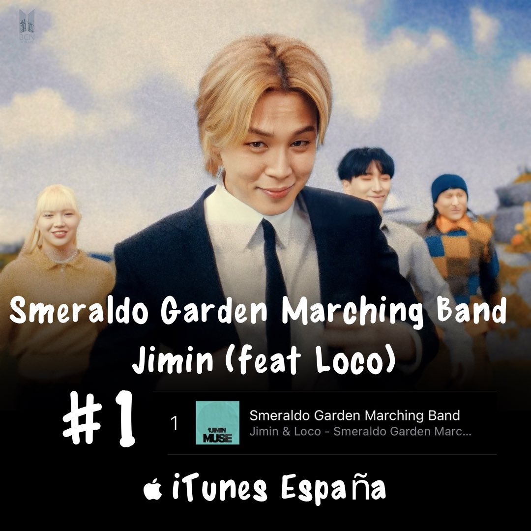 BcnForBTS's tweet photo. 📊iTunes 🇪🇸 😉👀👀👀

#1 Smeraldo Garden Marching Band 

E-ARMY‼️‼️‼️‼️SE LOGRÓ!!!! SOISSSSS INCREÍBLES 🥹🥹🥹😍😍😍😍 

SGMB OUT NOW
#SmeraldoGardenMarchingBand 
#SGMB_다운후스밍해 
#SGMB https://t.co/uiZukFeipr