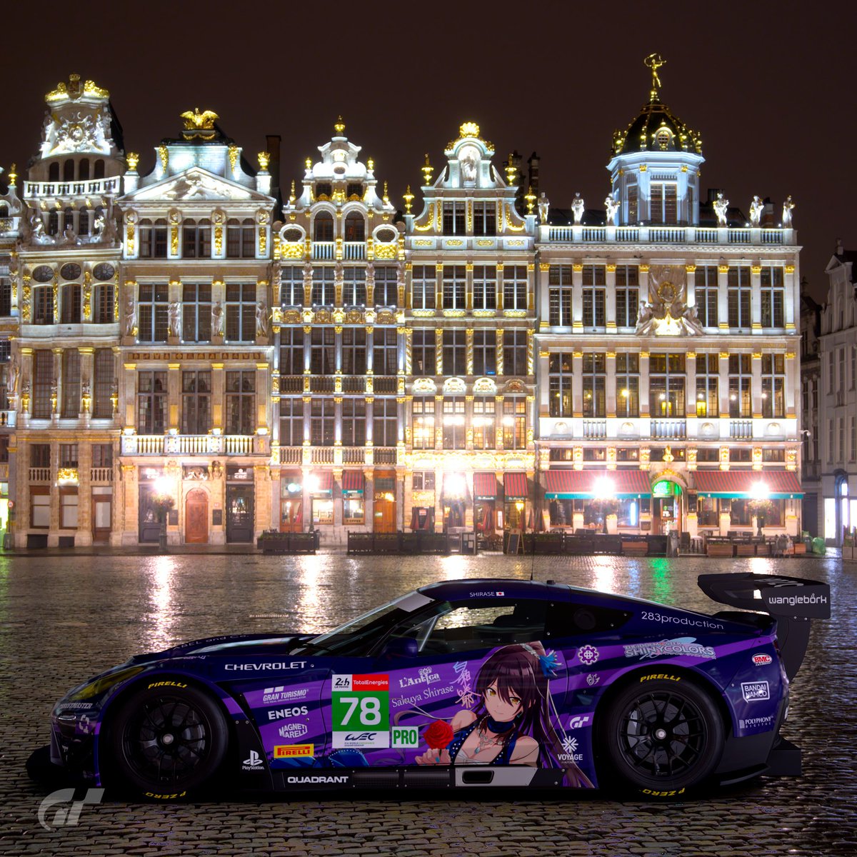 RoyalFranzYT's tweet photo. #GranTurismo #GranTurismo7 #GT7 #グランツーリスモシリーズ #グランツーリスモシリーズ7 #Chevrolet #Corvette #CorvetteC7 #シボレー #コルベット #コルベットC7 #C7 #C7R #GT3 #RacingCar #アイドルマスター #シャニマス #白瀬咲耶 #痛車 #idolmaster #SakuyaShirase #imas #shinycolors #itasha https://t.co/eDcRJ9d3Yh