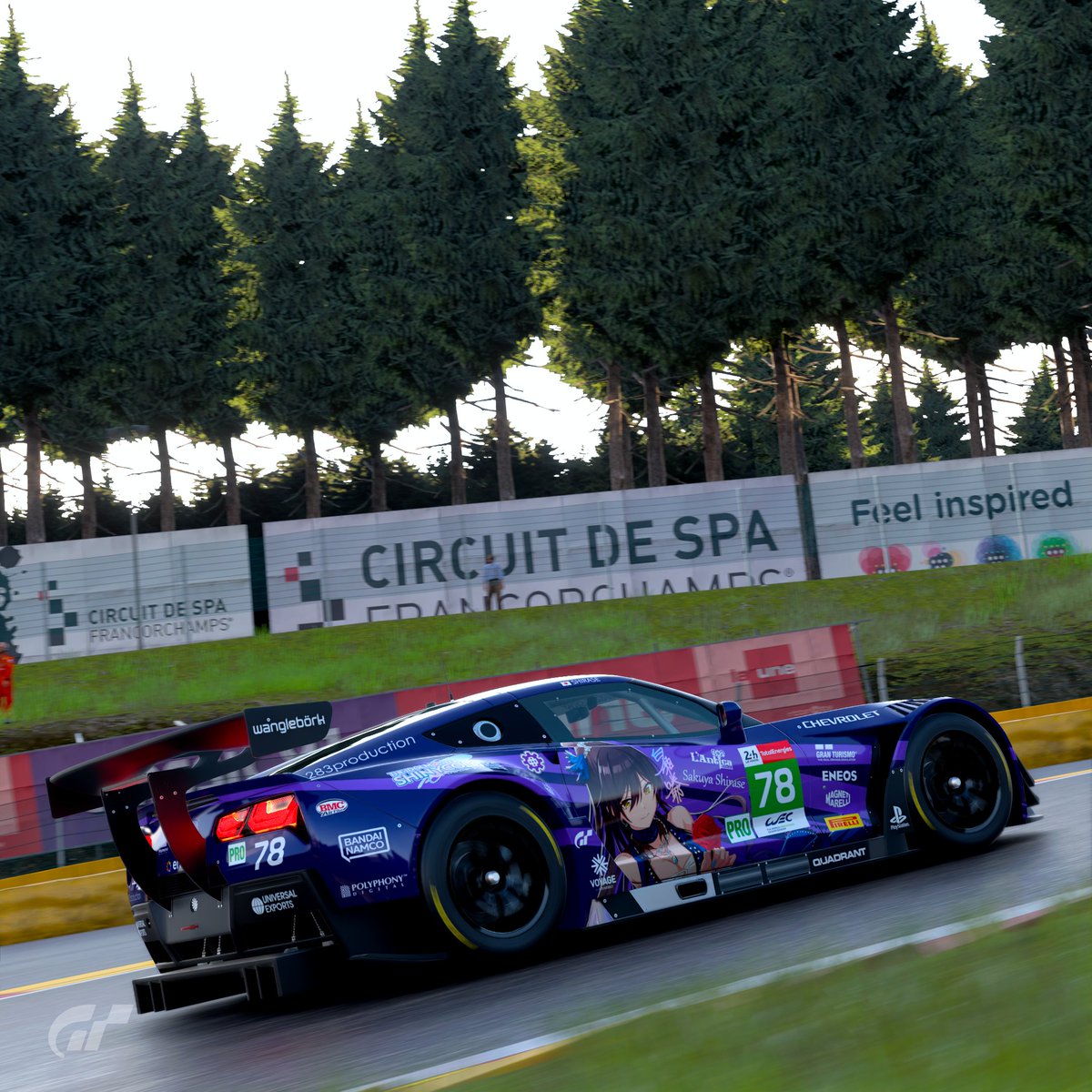 RoyalFranzYT's tweet photo. #GranTurismo #GranTurismo7 #GT7 #グランツーリスモシリーズ #グランツーリスモシリーズ7 #Chevrolet #Corvette #CorvetteC7 #シボレー #コルベット #コルベットC7 #C7 #C7R #GT3 #RacingCar #アイドルマスター #シャニマス #白瀬咲耶 #痛車 #idolmaster #SakuyaShirase #imas #shinycolors #itasha https://t.co/eDcRJ9d3Yh