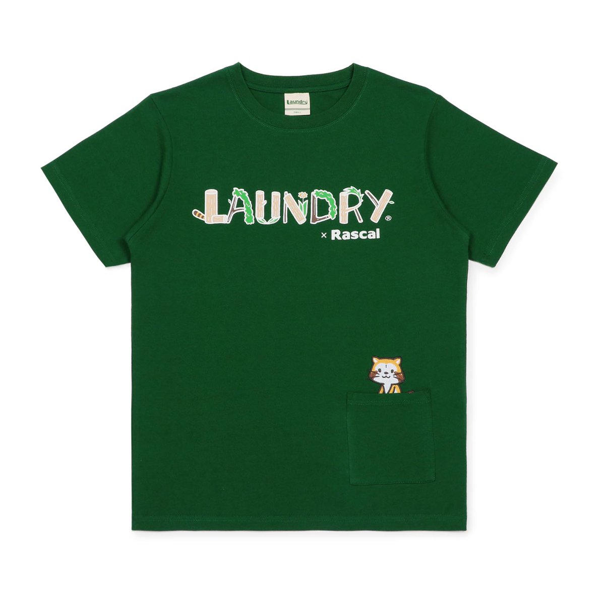 Laundry038's tweet image. ＼【予告】LAUNDRY×あらいぐまラスカル／

たからものをバッグに詰め込むキュートなラスカル♪

コーンやキャンディー、大好きなスターリングの帽子だけでなく、LAUNDRYのTシャツも入れてくれました☆

【発売日】7月26日（金）

詳しくは＞＞x.gd/mA0Ss