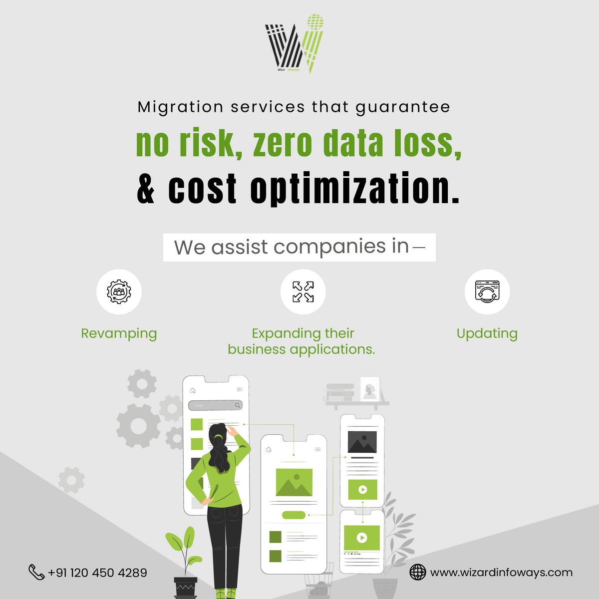 WizardInfoways's tweet image. We offer high-quality application migration services for on-premises, hybrid, or cloud environments 🧬.

#migrationservice #applicationmigration #Migration  #dataprotection #wizardinfoways