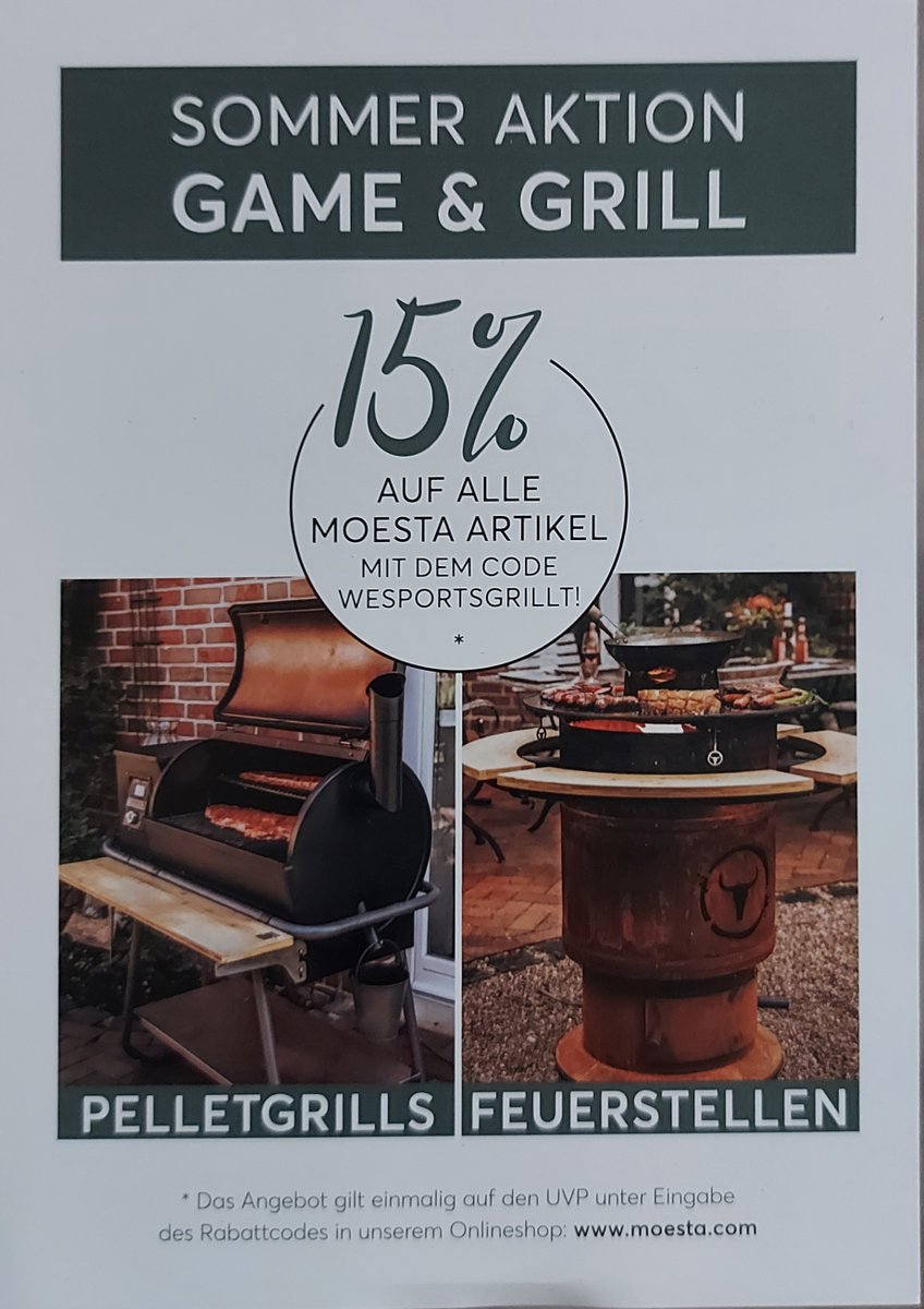 Ab jetzt steigt das Grillerlebnis in unserem Bootcamp auf ein ganz neues Level. #Moesta hat unser BC mit dem Bandit + Zubehör ausgestattet.
Gaming &amp; Grillen, was gibt es Schöneres?

➡️moesta-bbq.com♨️

Giveaway kommt, Rabatt gibt es jetzt schon 😉
#grillen #BBQ #gaming