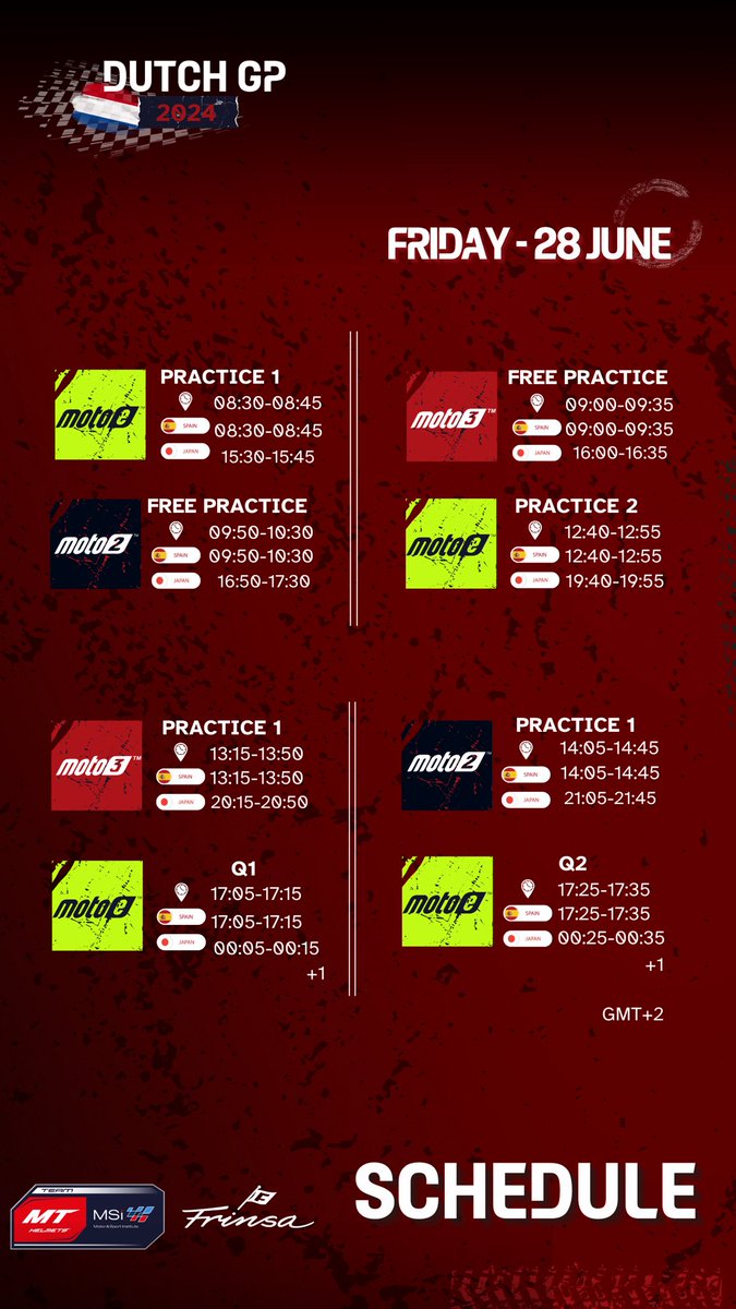 MSiRacingTeam's tweet photo. Buenos días Assen! Comienza hoy la acción en pista!!  Vamossss!  🇳🇱

#mthelmetsmsifamily #mthelmets #dutchgp https://t.co/PKzptIaCNK