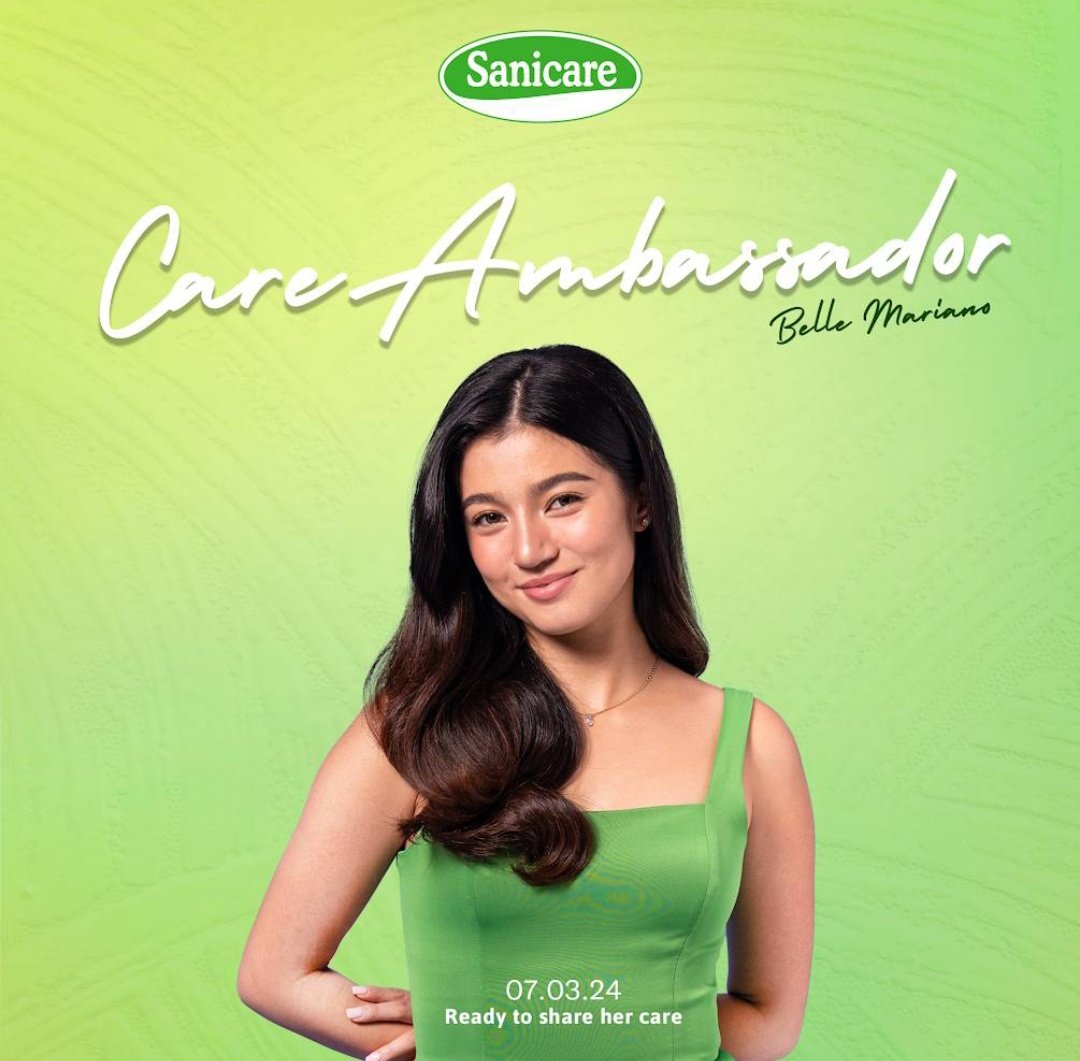 BelleloversOFC's tweet photo. Bells are ringing for Sanicare...
You guessed it right, Belle Mariano is our newest Care Ambassador!
Are you ready to discover her #Sanicare HygieneBFF?
#SanicarePH #TheCare You Deserve https://t.co/rEpyPTWb43