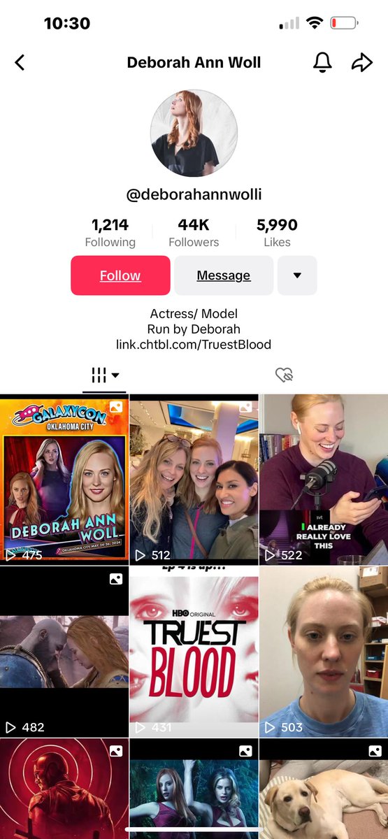 DeborahAnnWoll's tweet photo. I am NOT on Tik Tok. These accounts are NOT me. If you are in communication with anyone from there claiming to be me, you are being lied to. Unfollow them. Block them. Report them if you can. Thank you. @tiktok_us https://t.co/3R0FqZtttY