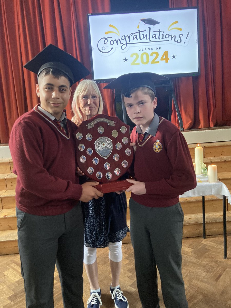Special thanks to 6th class teachers Ms. Ryan and Ms. Hayes who gave the boys an incredible year and deserve their own award!