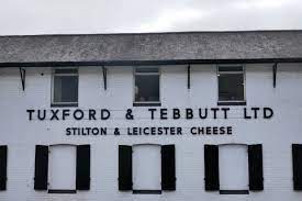 Tuxford &amp; Tebbutt: I'm told workforce were informed today that T&amp;T to close. Last Stilton Cheesemaker in Melton Mowbray...  Only Long Clawson Stilton left in Leicestershire.