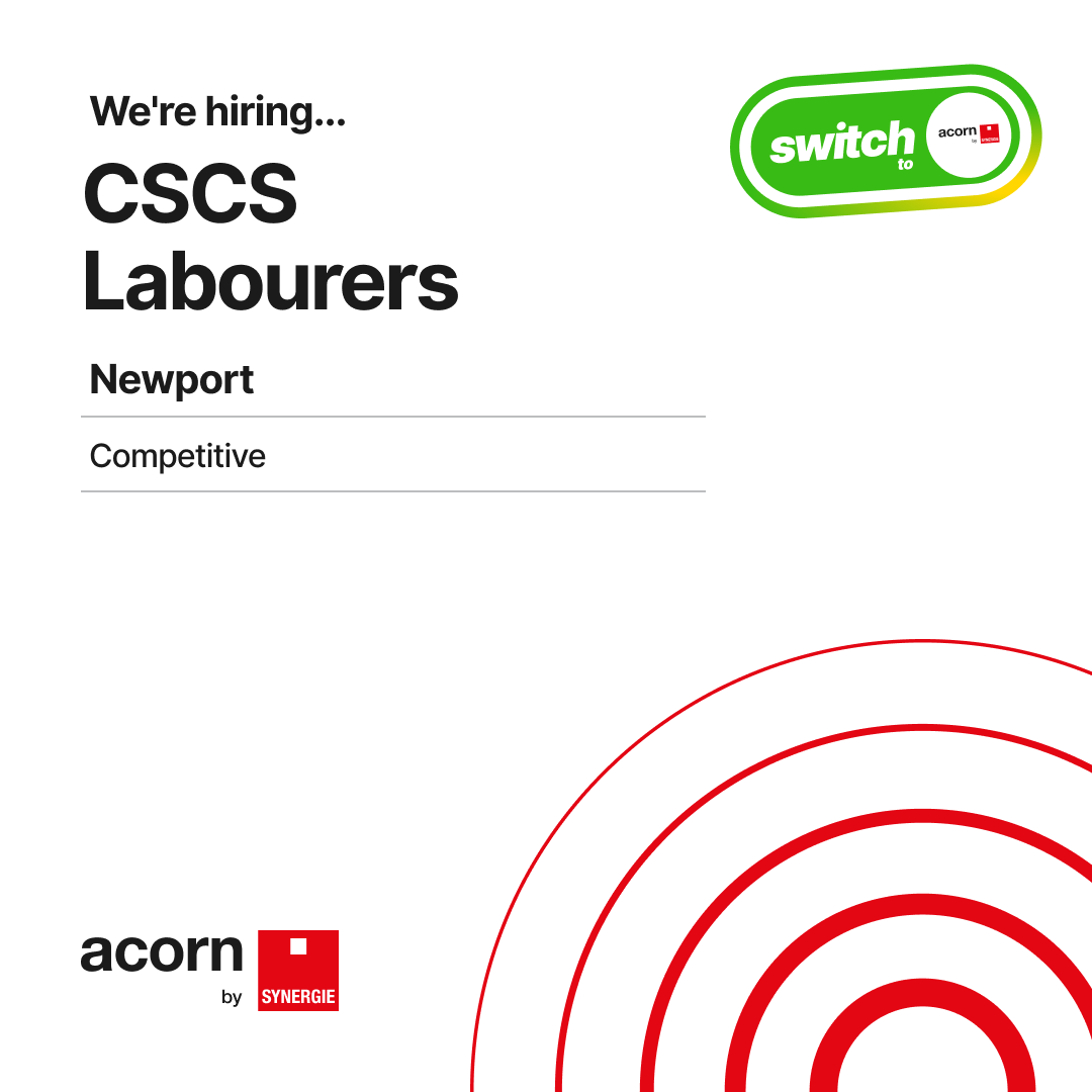 acorn_trades's tweet photo. Looking for a job in #construction? CSCS Labourers wanted in #Newport. 8am-4:30pm, Mon-Fri. Apply online or call 01633 760148 https://t.co/dw8tQBPBm3 #labourer #jobs https://t.co/Y2cEUlwMXr