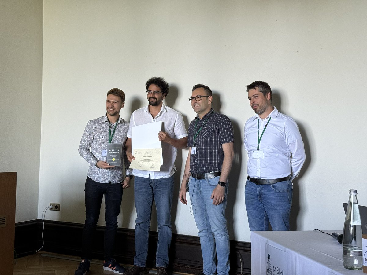 Congratulations to our third year PhD students, Georgios, <a href="/AlyKhadem/">Ali Khadim</a> and Mohammad for successfully completing their <a href="/MbmlProgram/">MBMLProgram</a> 🎉👏🏼 Well done!!!