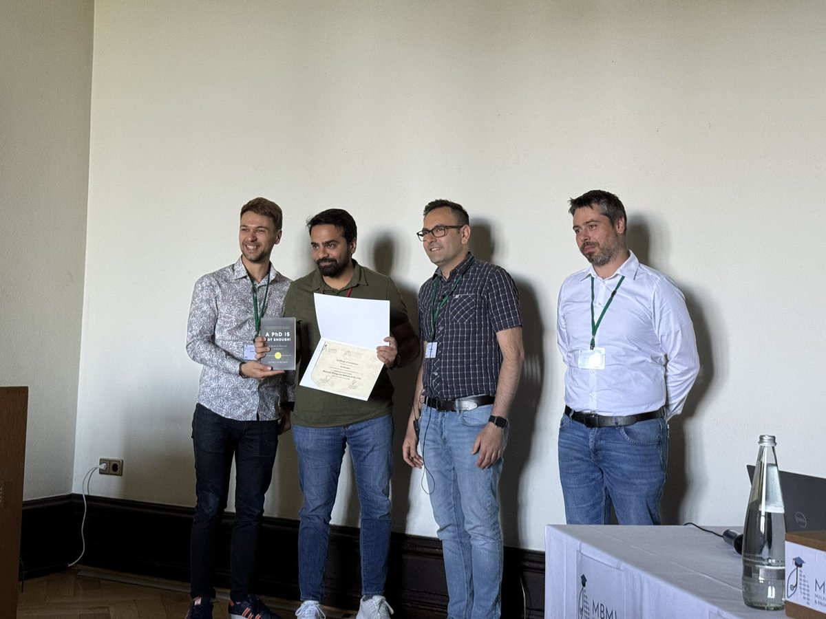HeroldLab's tweet photo. Congratulations to our third year PhD students, Georgios, @AlyKhadem and Mohammad for successfully completing their @MbmlProgram 🎉👏🏼 Well done!!! https://t.co/TJX3bSqAak