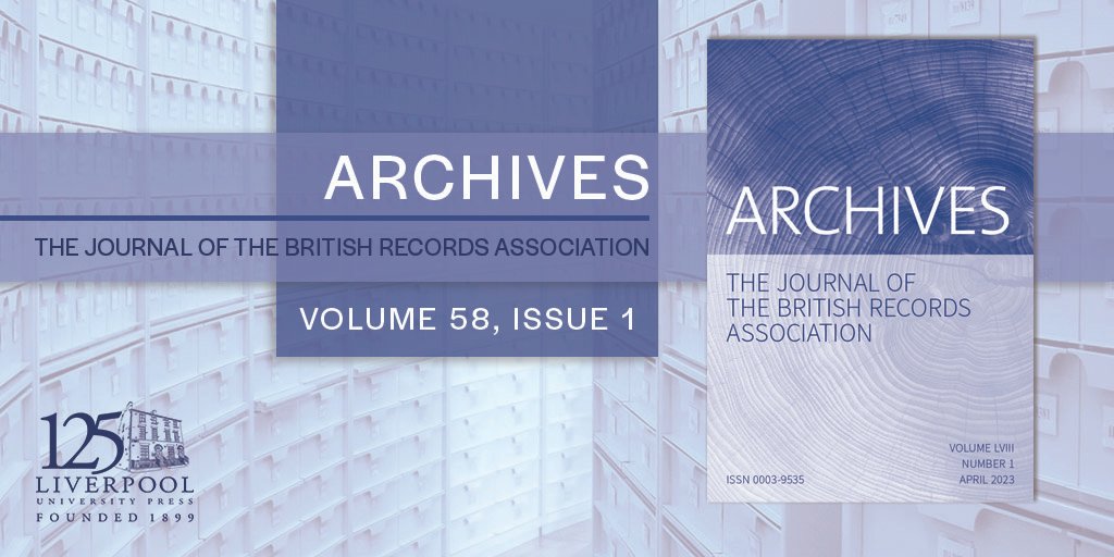 Archives 58.1 <a href="/BritRecs/">British Records Association Events</a> is here, featuring the private life of the restoration actor John Lacy, the Fairfax family, and an examination of the private wealth of Edward Gibbon (1737–94). Browse online: bit.ly/ARCH58-1 <a href="/ARAArchMus/">ARA Section for Archives & Museums</a> <a href="/UKNatArcSector/">The National Archives Sector</a> <a href="/explorearchives/">Explore Your Archive</a> <a href="/ARAUK_IE/">Archives and Records Association (UK & Ireland)</a>
