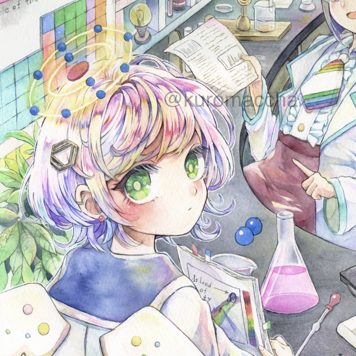 「#自作で最も性癖を詰め込んだキャラぽわぽわしていて何考えているかわからない不思議」|黒抹茶🧪 コミティア144【J22b】のイラスト