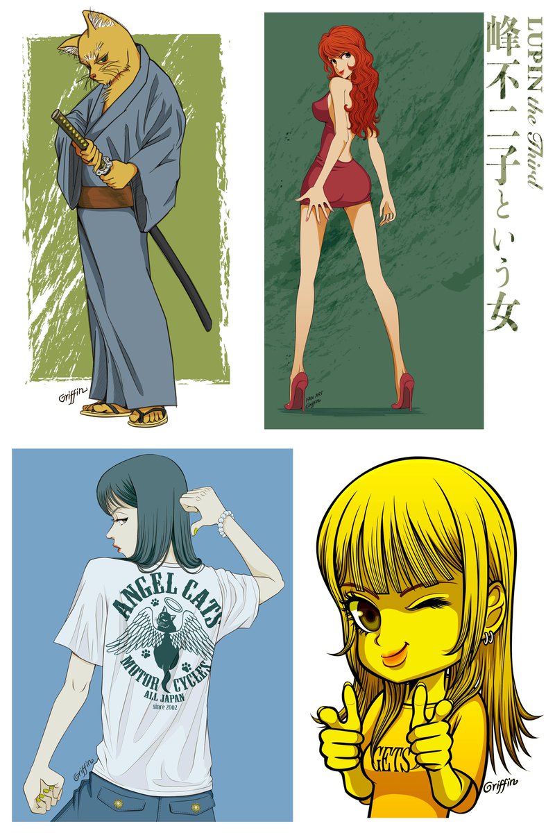#今月描いた絵を晒そう
今描いてる絵は今月中に終わらないので、ちょっと早いけど今月〆分上げときます。6月も統一感の無い絵にも関わらず沢山ご反応いただき誠にありがとうございます🙇