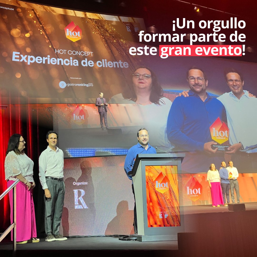 gastroranking's tweet photo. Un año más… ¡Somos patrocinadores! 🤩

Sin duda, la noche de los premios Hot Concepts, ¡Fue una pasada! 🔥

Millones de gracias a toda la organización y… ¡Enhorabuena a todos los galardonados! ❤️👏

#HotConcepts24 #gastrorankingpro #restauración #premios #experienciasdelcliente https://t.co/FLRYf7Jtaf