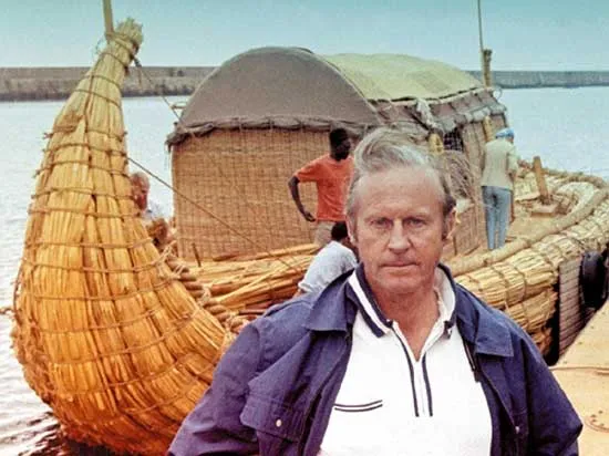 <a href="/Dr_TheHistories/">Dr. M.F. Khan</a> In 1970, Norwegian explorer Thor Heyerdahl successfully crossed the Atlantic Ocean in a reed boat named Ra II.  

His goal was to demonstrate the theoretical possibility of ancient civilizations, particularly Egyptians, reaching the Americas by seafaring thousands of years before