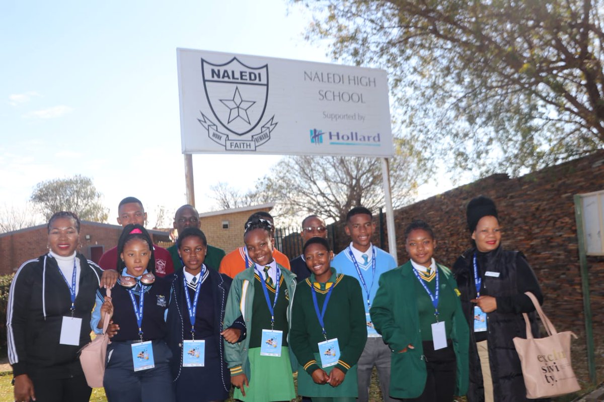 DBE_SA's tweet photo. Day 2 of the #RCL2024Conference kicked off with a guided tour of Soweto, with the 95 RCL representatives retracing the steps of the 1976 student uprising. https://t.co/tPUkgs33Zm