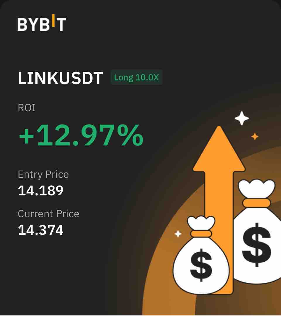 12% on 10x leverage #LINK/#USDT 

#cryptocurrency #Bitcoin #pepe
👇🏼👇🏼👇🏼👇🏼👇🏼

t.me/cryptoscalproo…